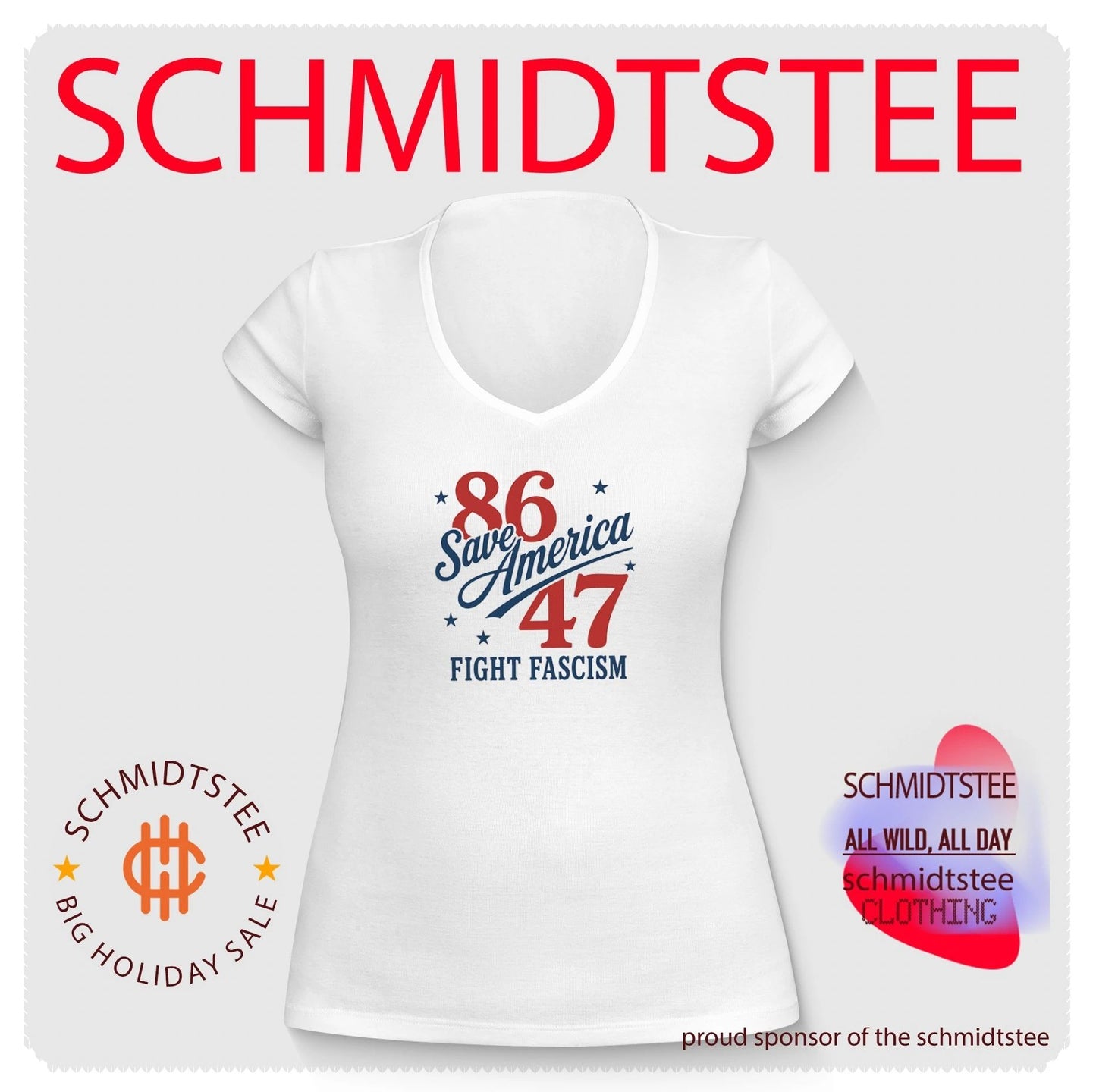 86 Save America 47 fight fascism shirt