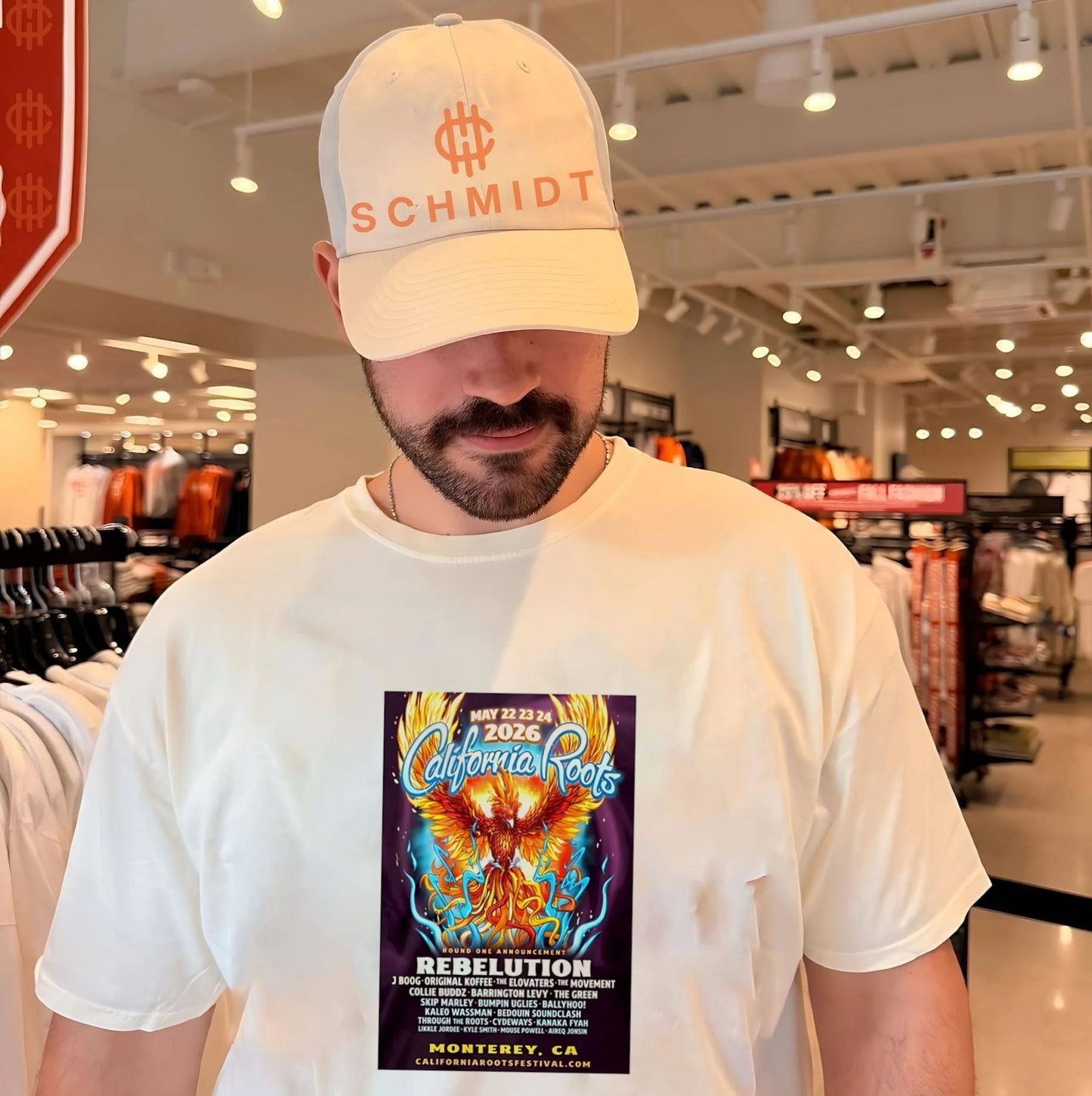 California Roots Monterey Ca May 22 24 2026 Tour shirt
