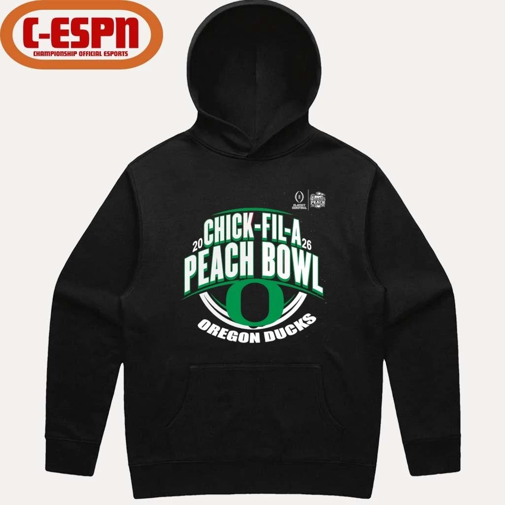 Oregon Ducks CFP Semifinal At The Peach Bowl 2026 T-Shirt