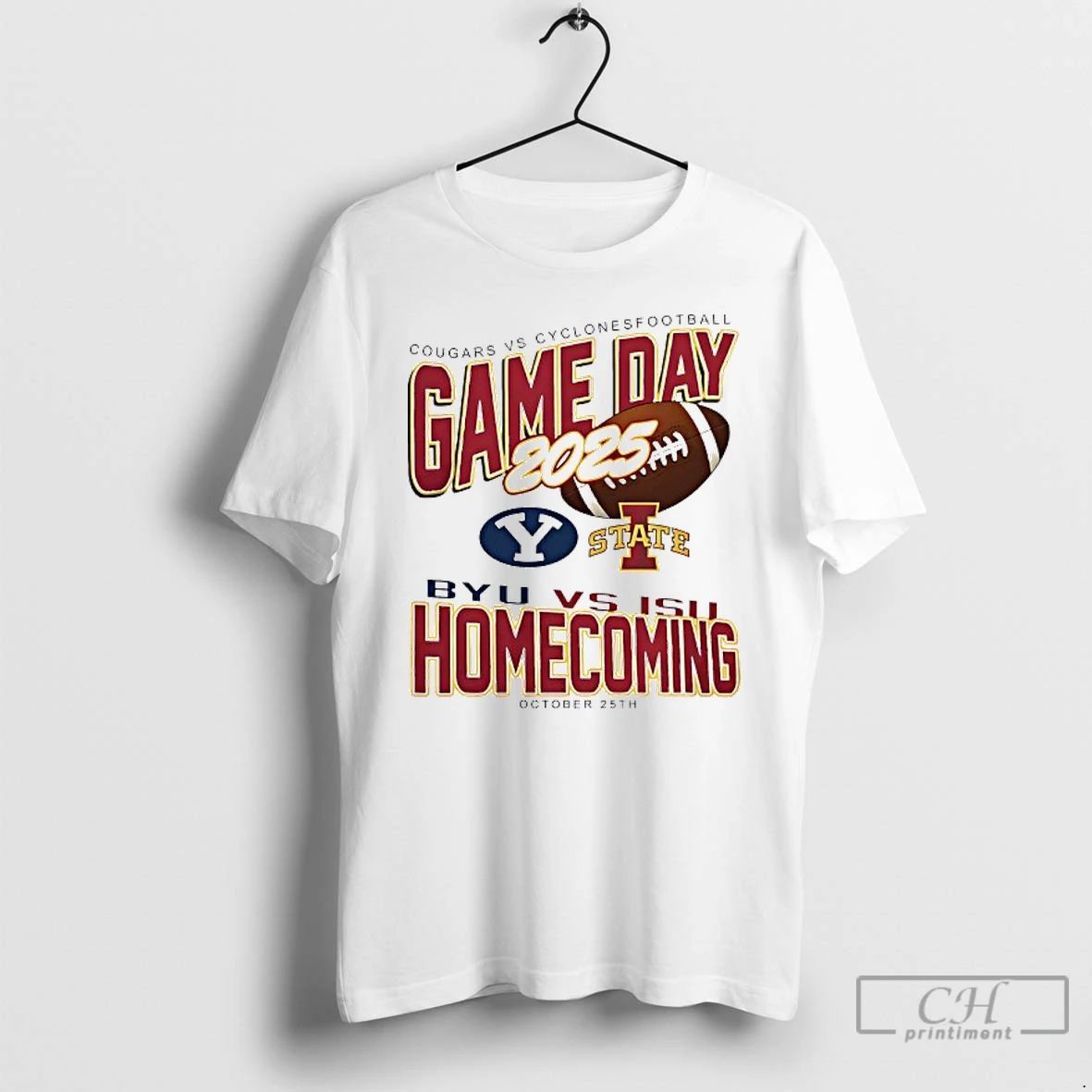 Premium Iowa State Cyclones Vs Byu Cougars Gameday Homecoming T Shirts