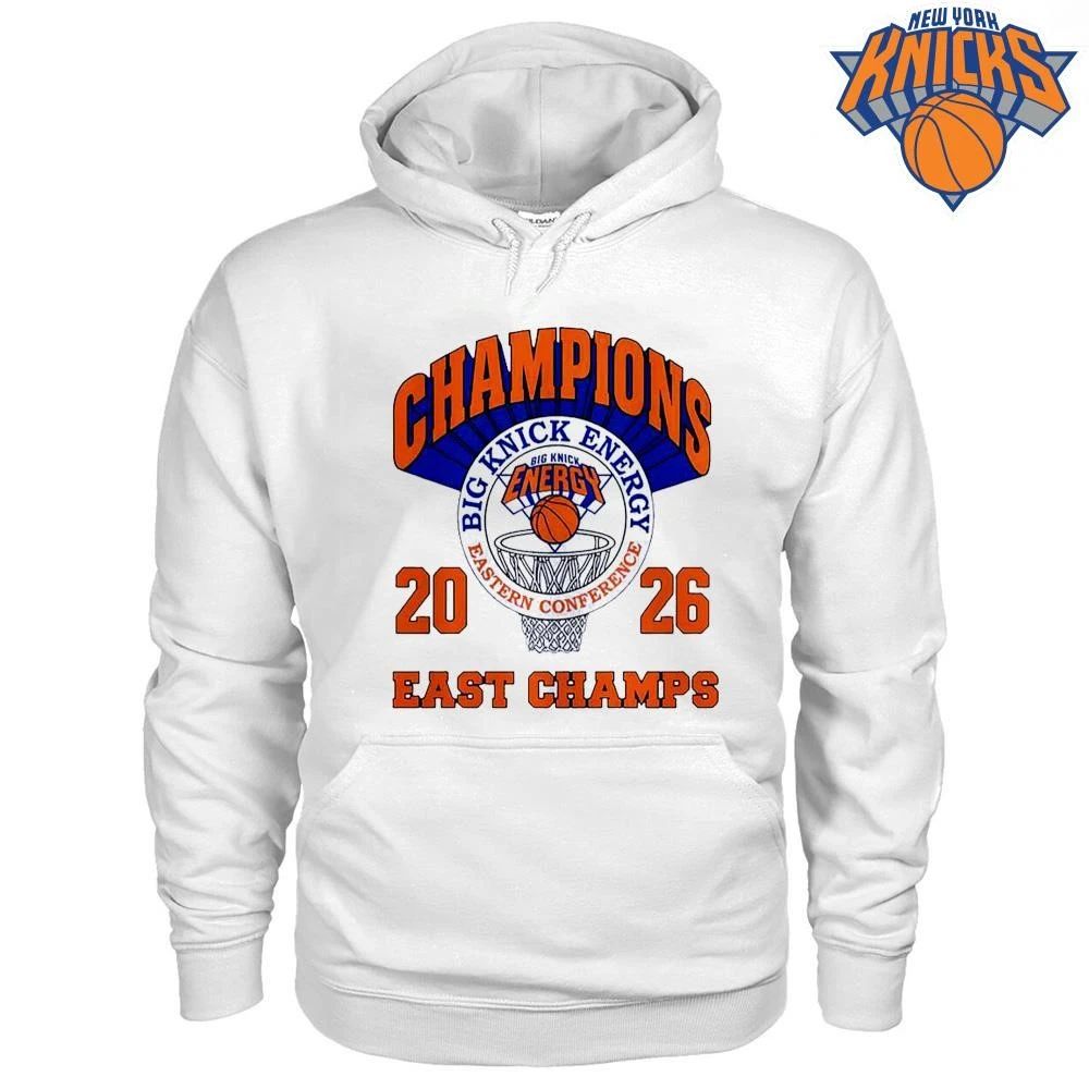 New York Knicks big energy basketball hoop champions 2026 Eastern Conference east champs T Shirt