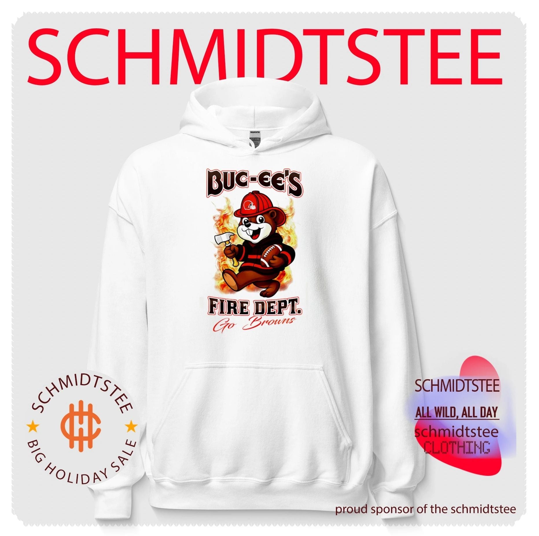 Cleveland Browns Buc-Ee’s Fire Dept go Bears Firefighter Strong shirt