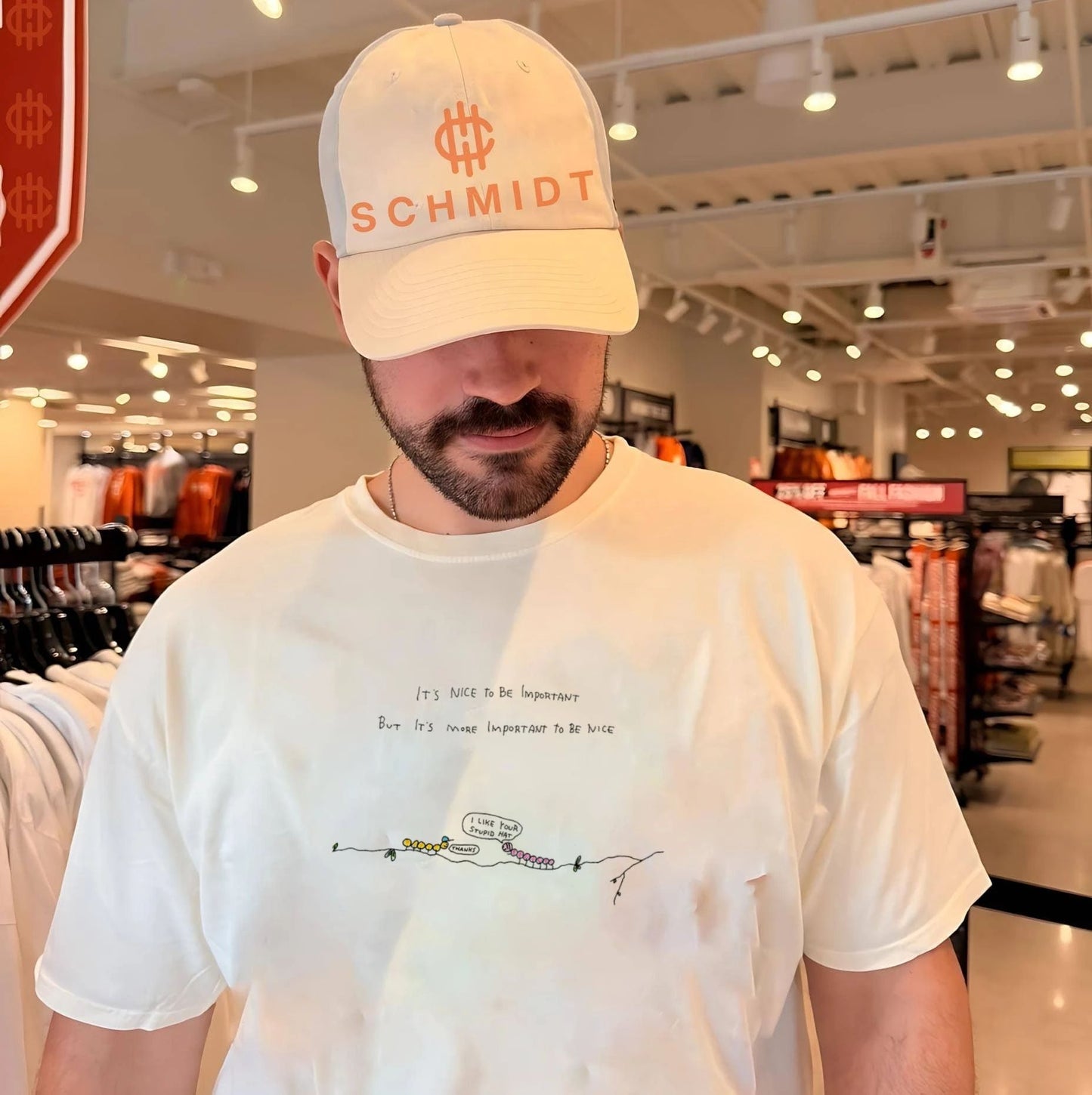 It’s nice to be important but it’s more important to be nice paint shirt