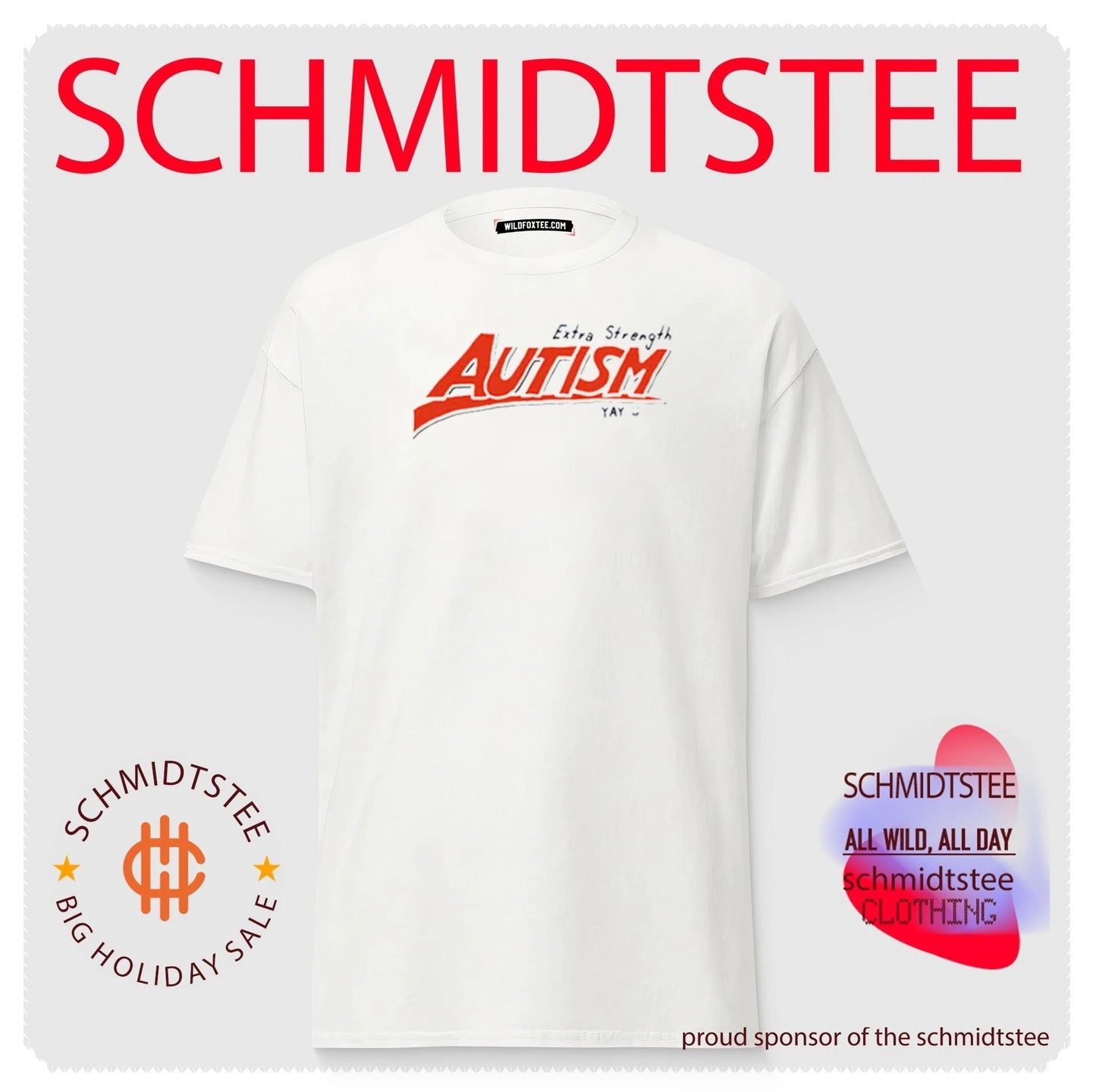 Extra Strength Autism logo shirt