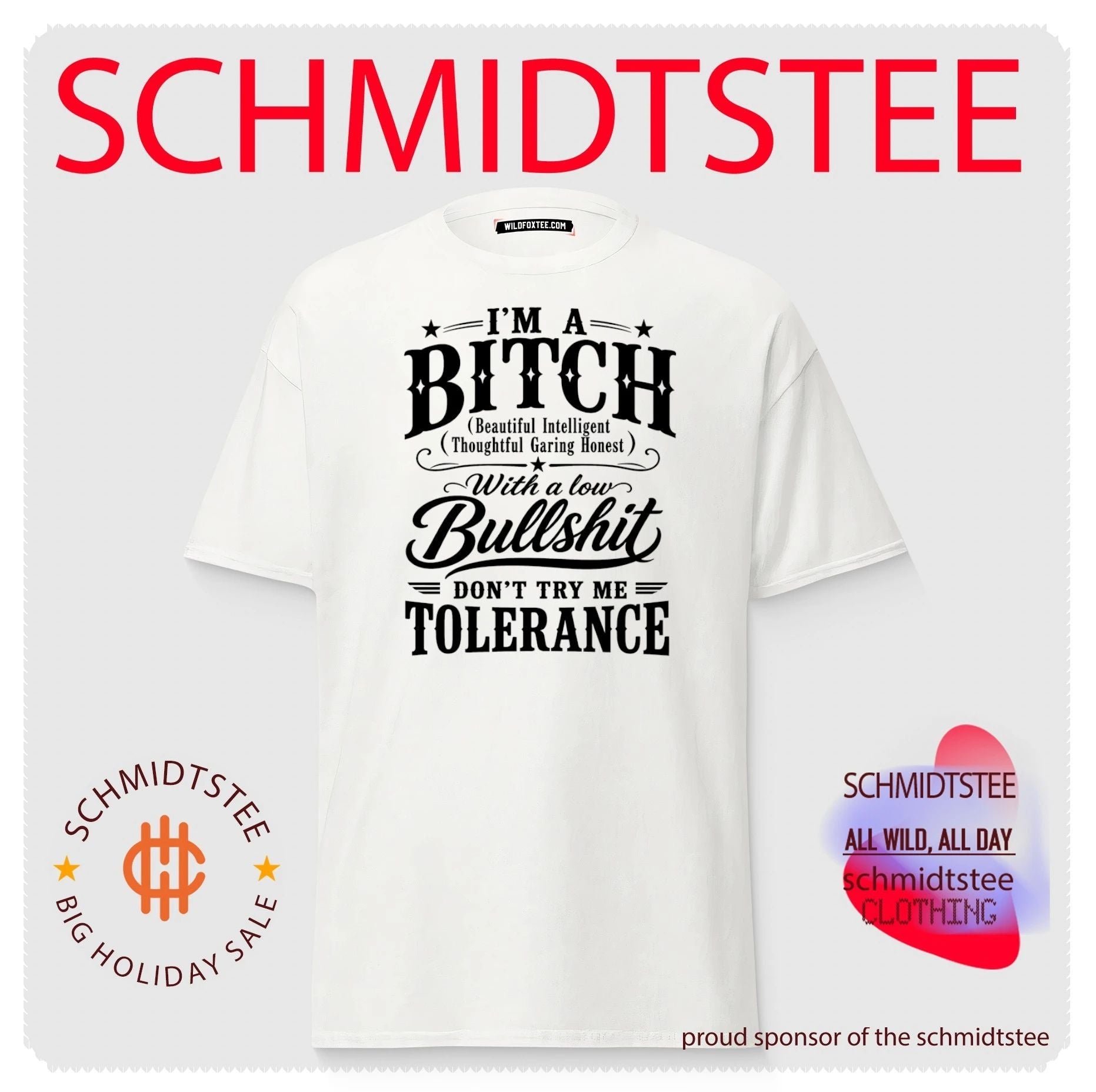 I’m a bitch beautiful intelligent thoughtful garing honest shirt