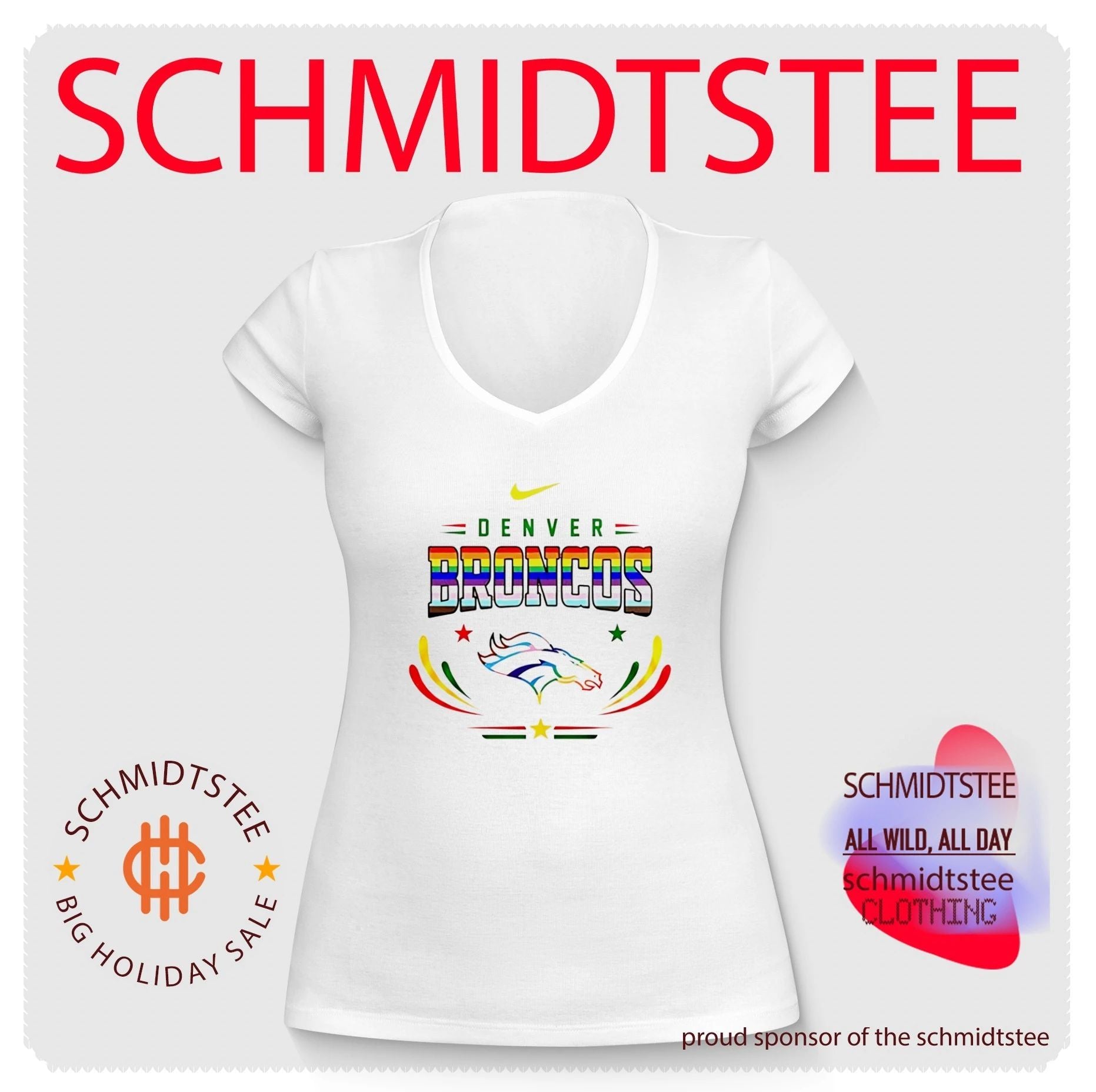 Denver Broncos Pride Month 2026 LGBT Love x NFL Game shirt