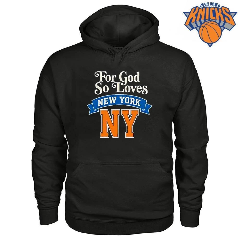 New York Knicks Champions NBA 2026 For God So Loves New York NY Fan Shirt