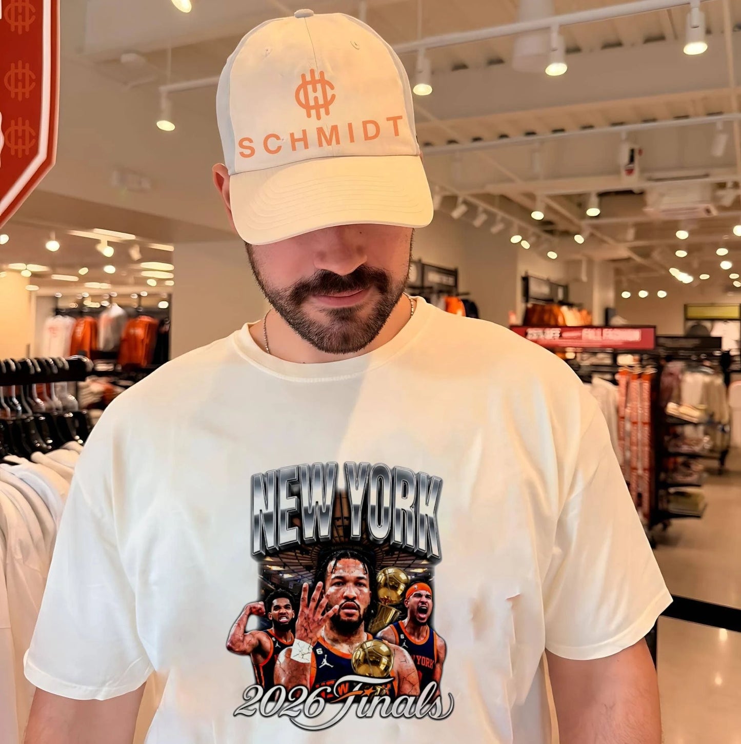Brunson New York Knicks 2026 Finals 4 Time graphic shirt