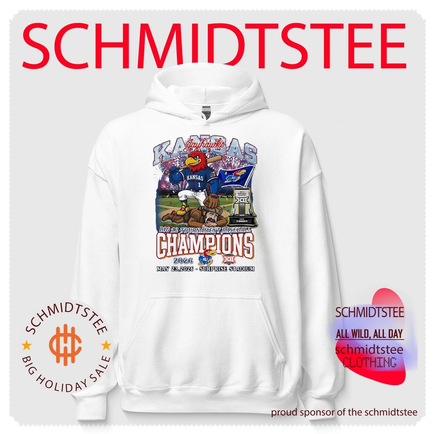 Kansas Jayhawks big 12 Tournament Baseball Champions May 23 2026 shirt