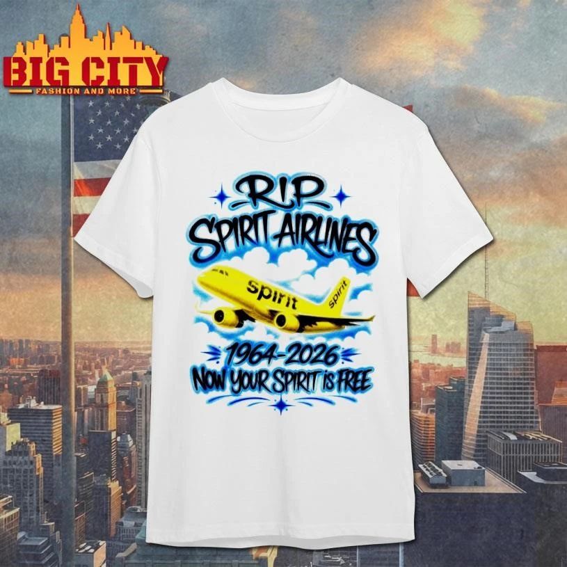 Original RIP Spirit Airlines 1964-2026 Shirt