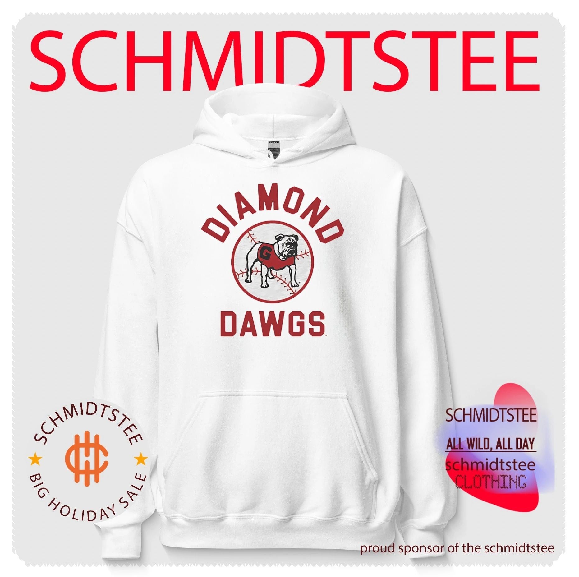 Georgia Baseball Diamond Dawgs logo shirt