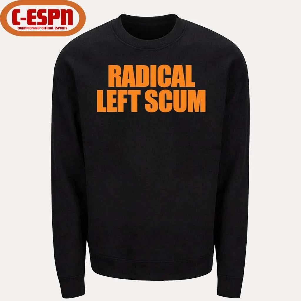Radical Left Scum – Orange T-Shirt
