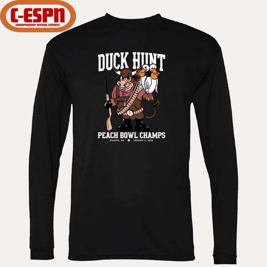 Indiana Hoosiers Duck Hunt Peach Bowl Champions Shirt