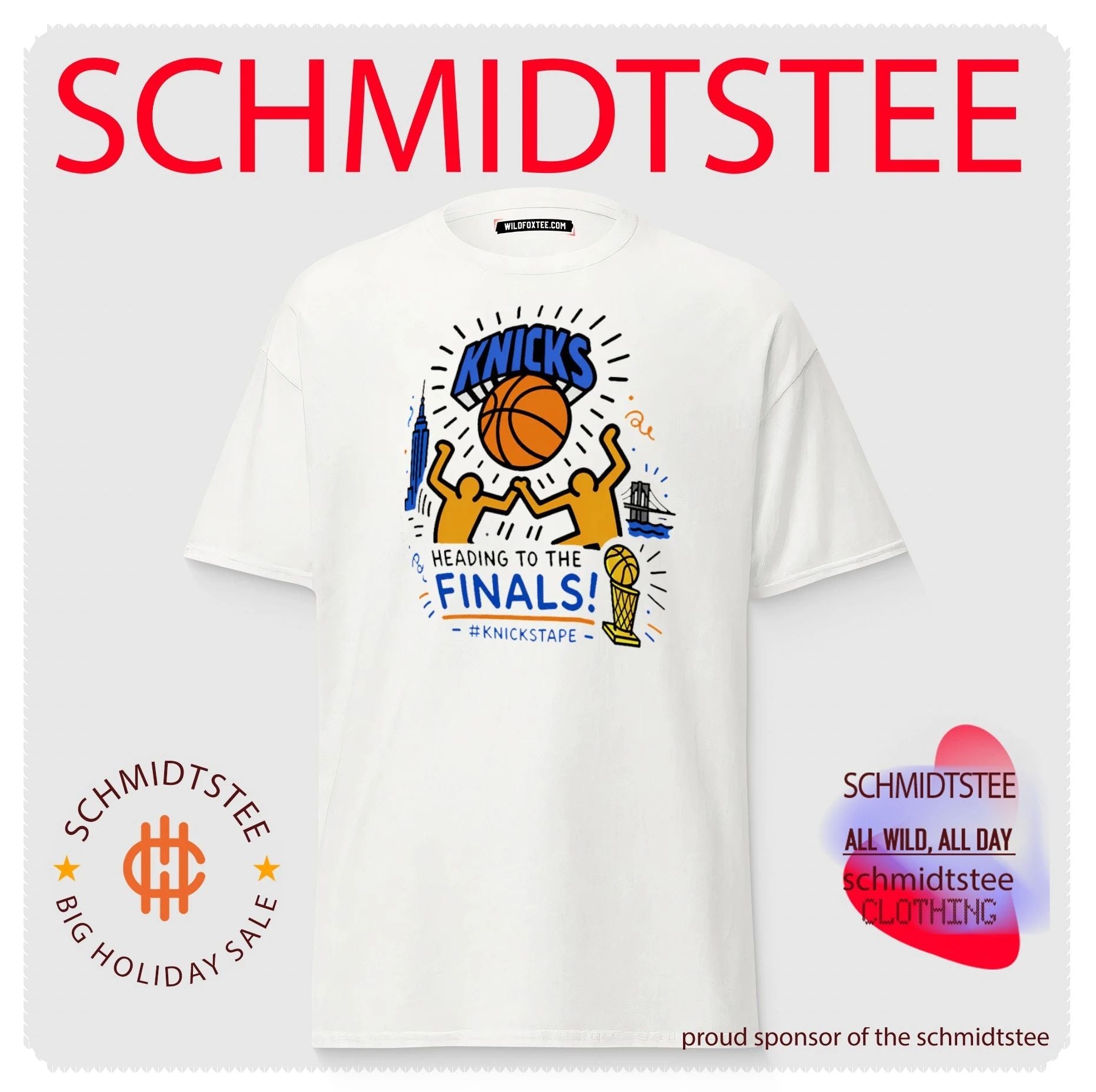 New York Knicks heading to the Finals paint shirt