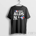 Premium Toronto Blue Jays Vs New York Yankees 2025 Mlb Alds Matchup Logo T Shirts