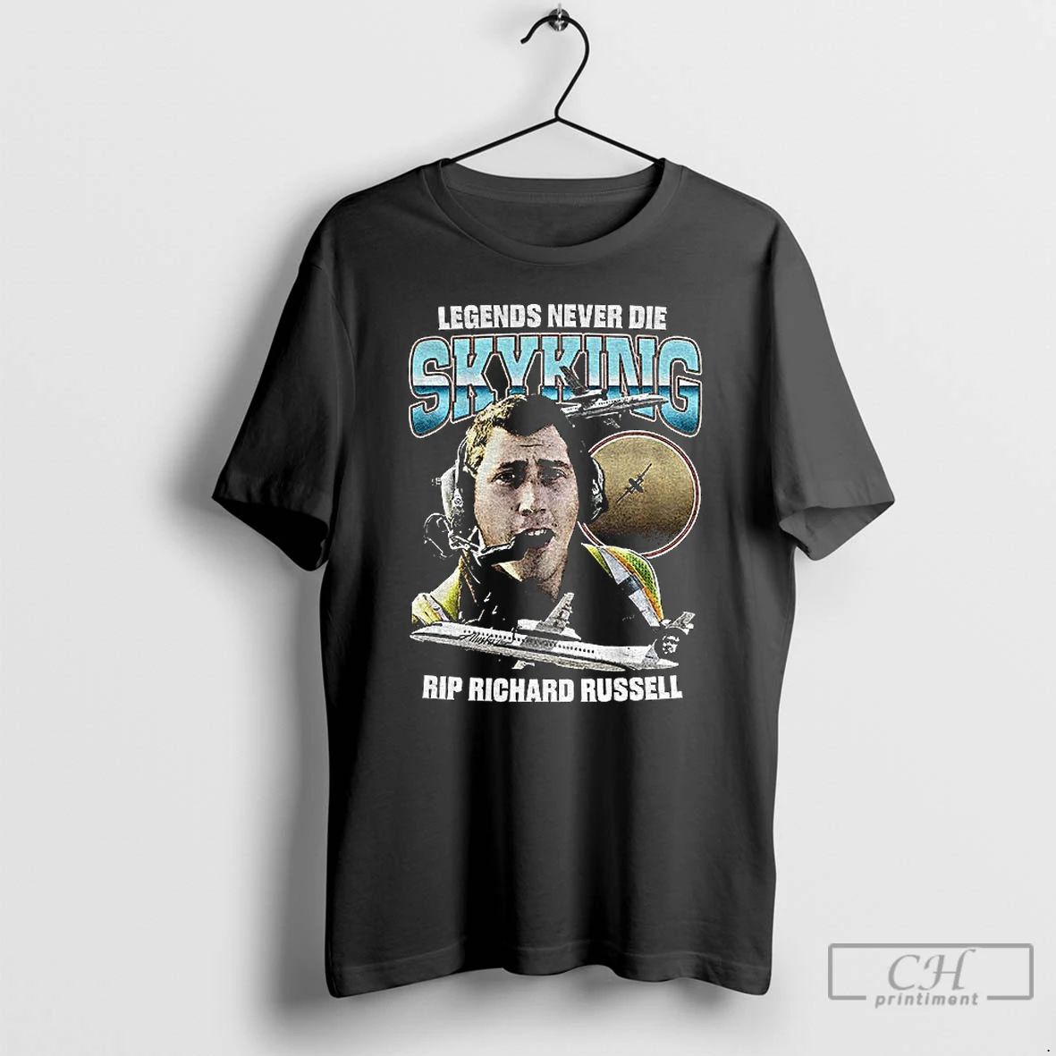 Premium Legends Never Die Skyking Rip Richard Russell T Shirts