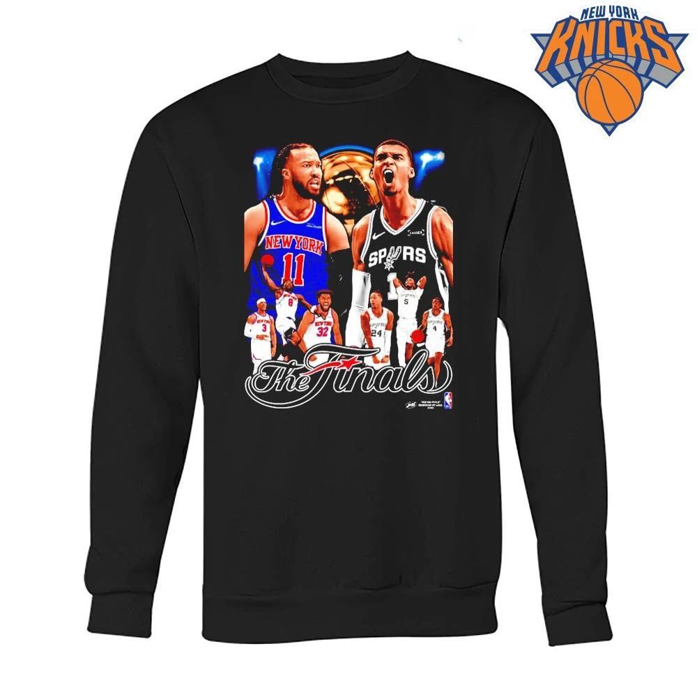 Jalen Brunson Victor Wembanyama New York Knicks San Antonio Spurs The Finals Vintage Matchup NBA Finals 2026 Shirt