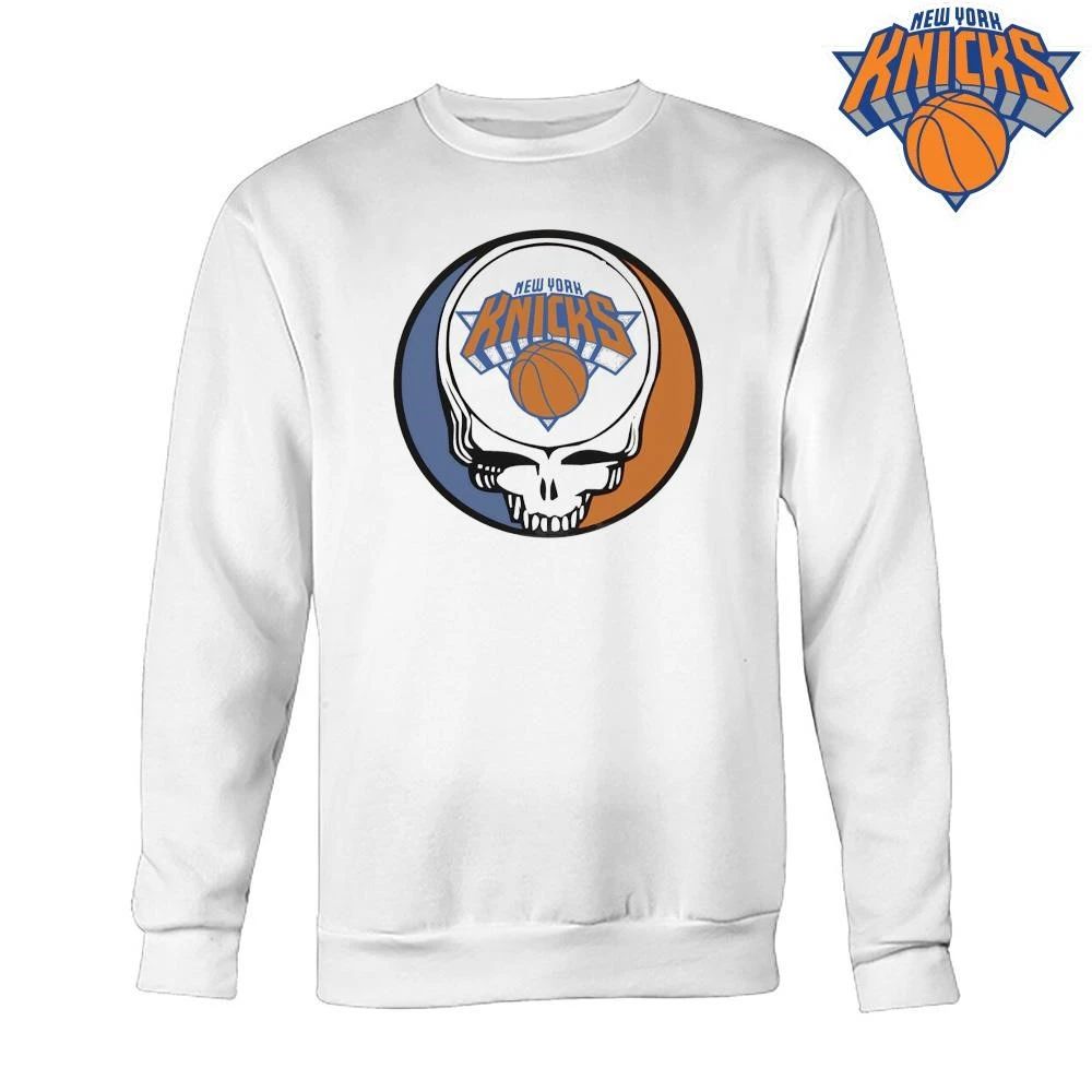 New York Knicks Grateful Dead Steal Your Face Skull Rock Basketball Mashup NBA Finals 2026 Shirt