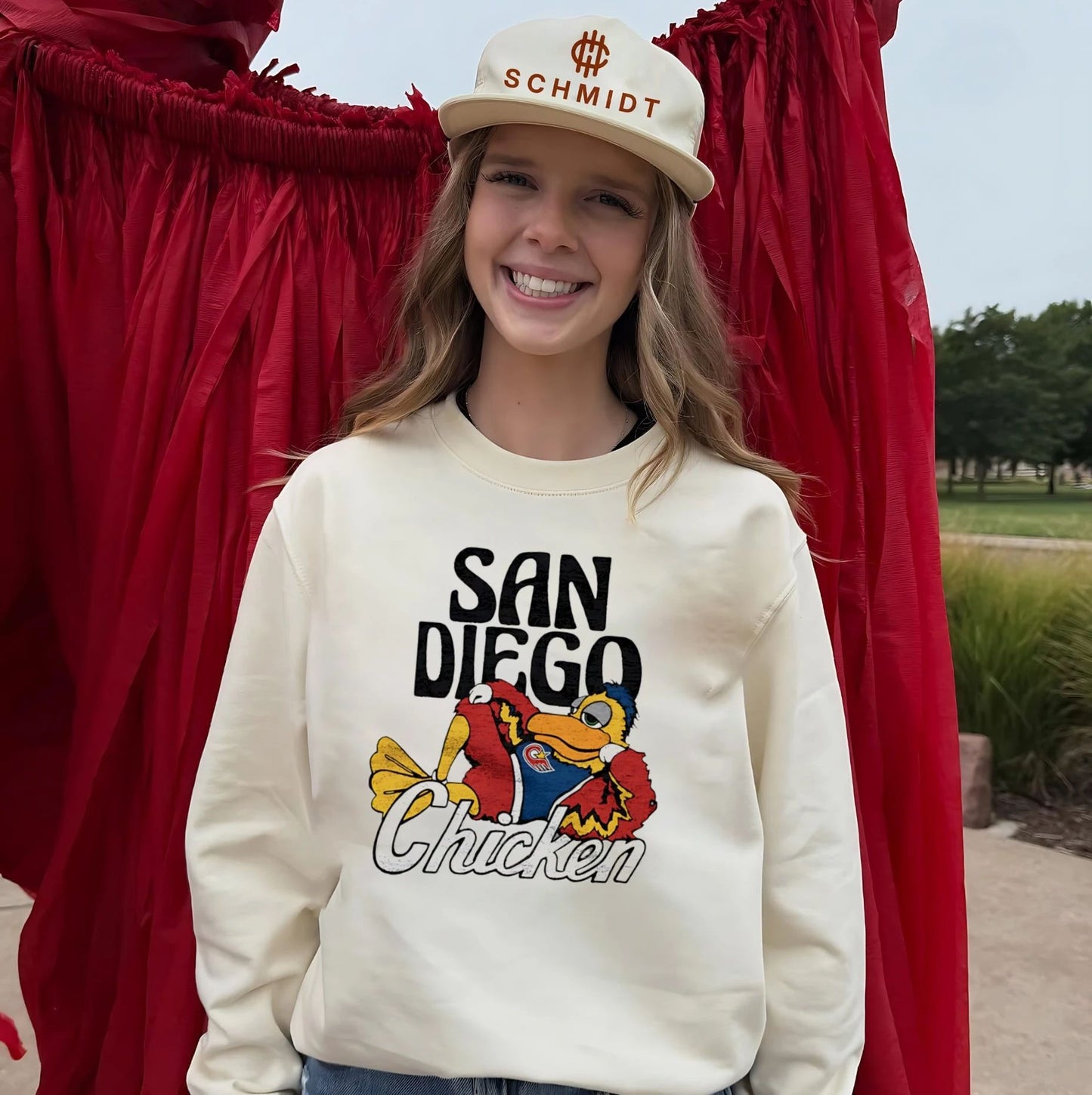 San Diego Padres Chicken Mascot cartoon shirt