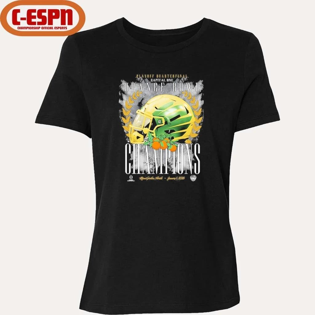 Oregon Ducks Something Inked 2026 Orange Bowl Champions Vintage Shirt
