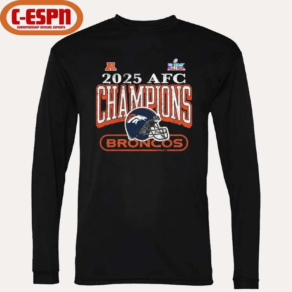 2025 AFC Champions Denver Broncos Super Bowl LX Bound T-Shirt