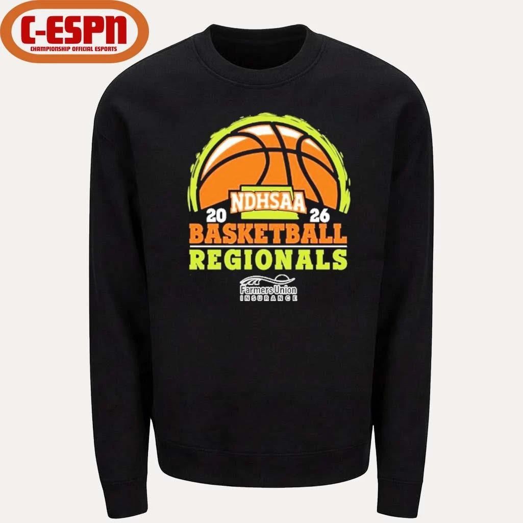 2026 NDHSAA Region Basketball Tournament Shirt