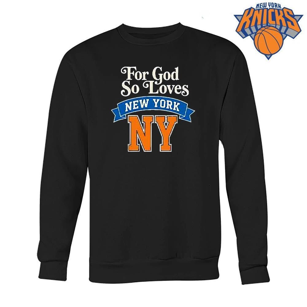 New York Knicks Champions NBA 2026 For God So Loves New York NY Fan Shirt