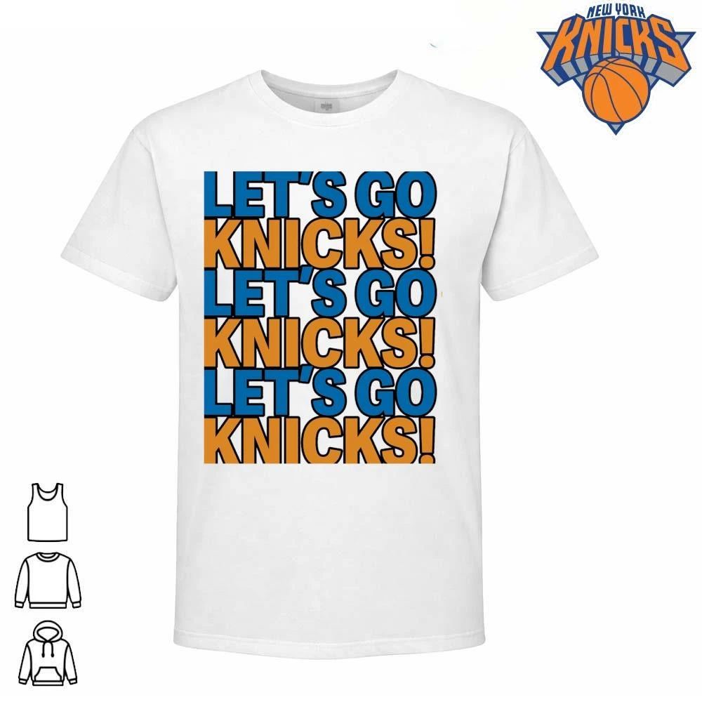 New York Knicks NBA Finals 2026 Game 1 Lets Go Knicks Fan Graphic T Shirt