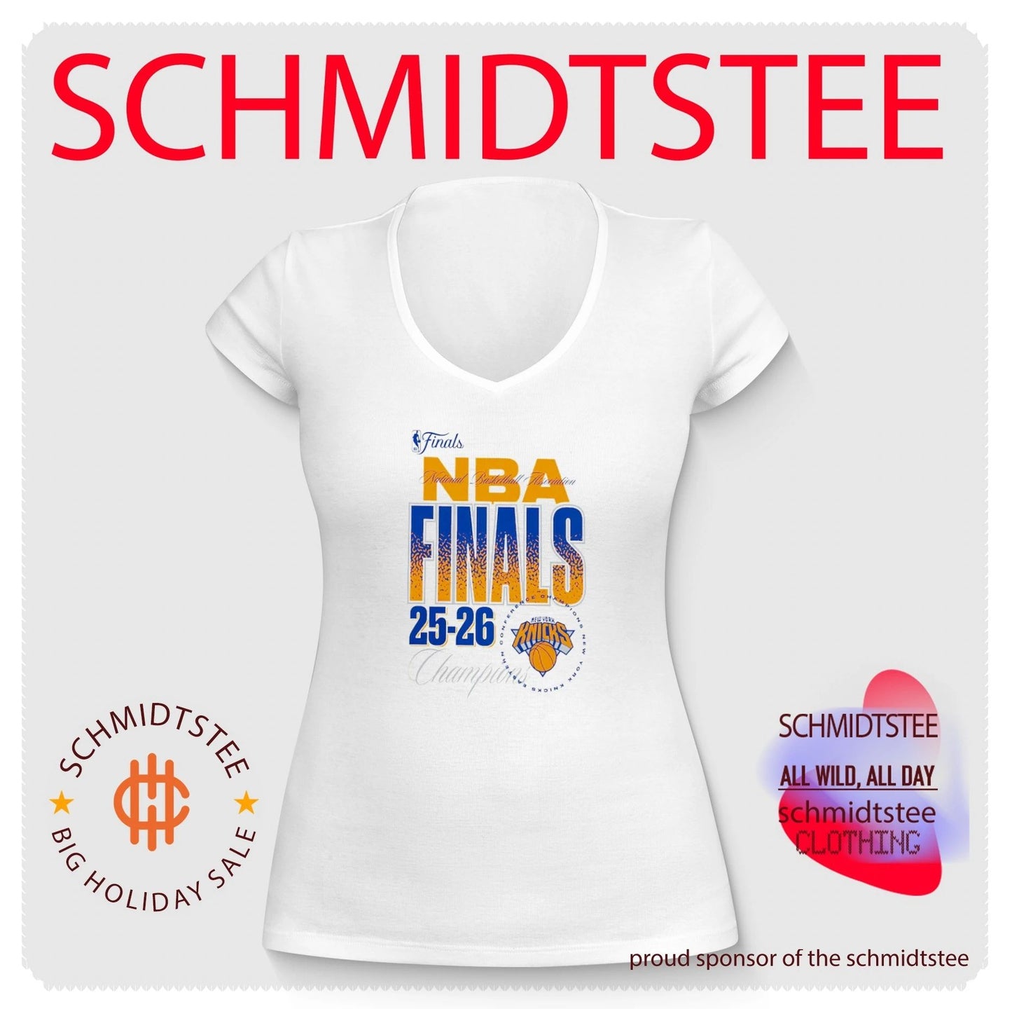 New York Knicks 2026 NBA Finals Champions Stylized shirt