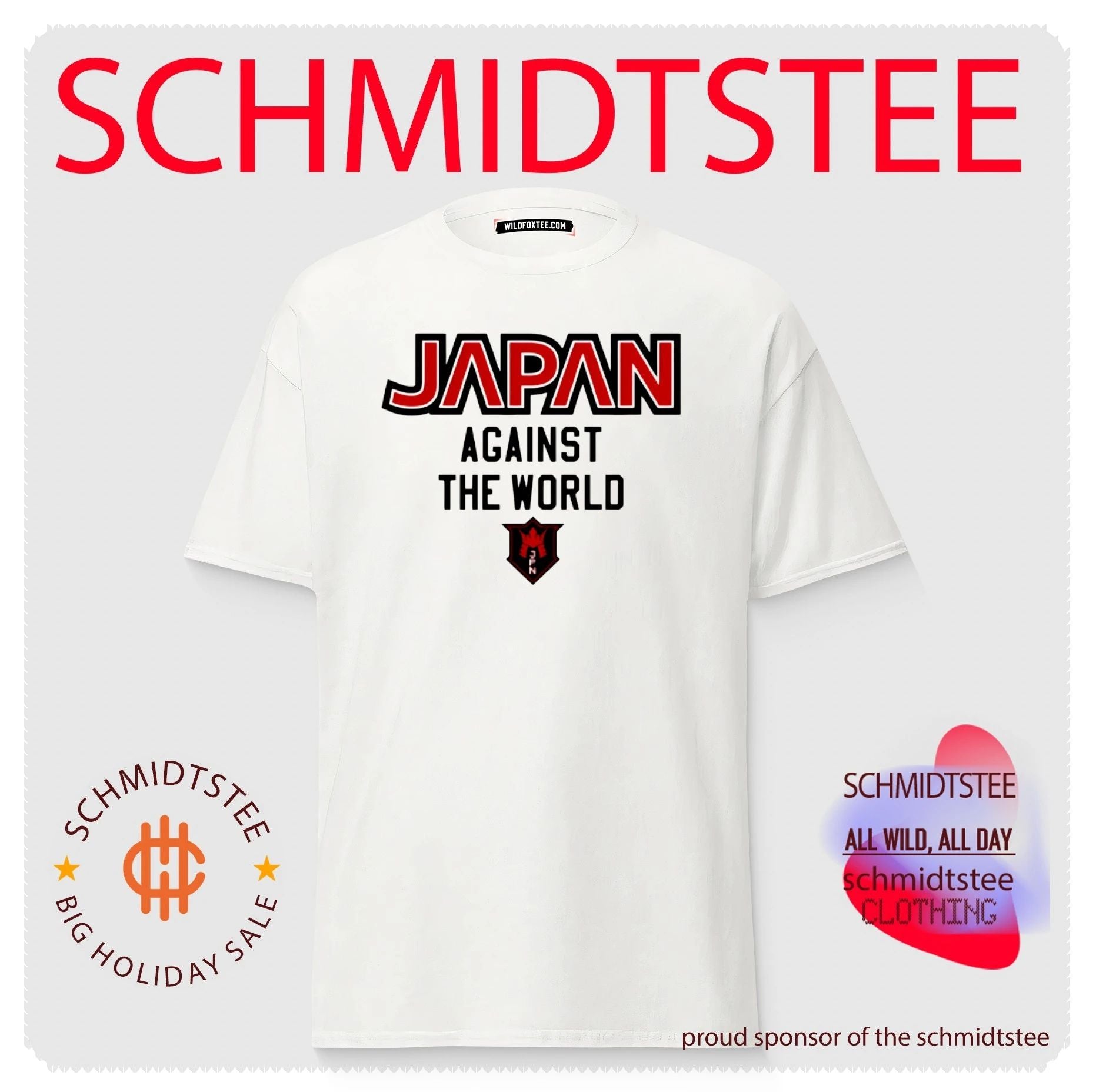 Japan Against The World logo shirt