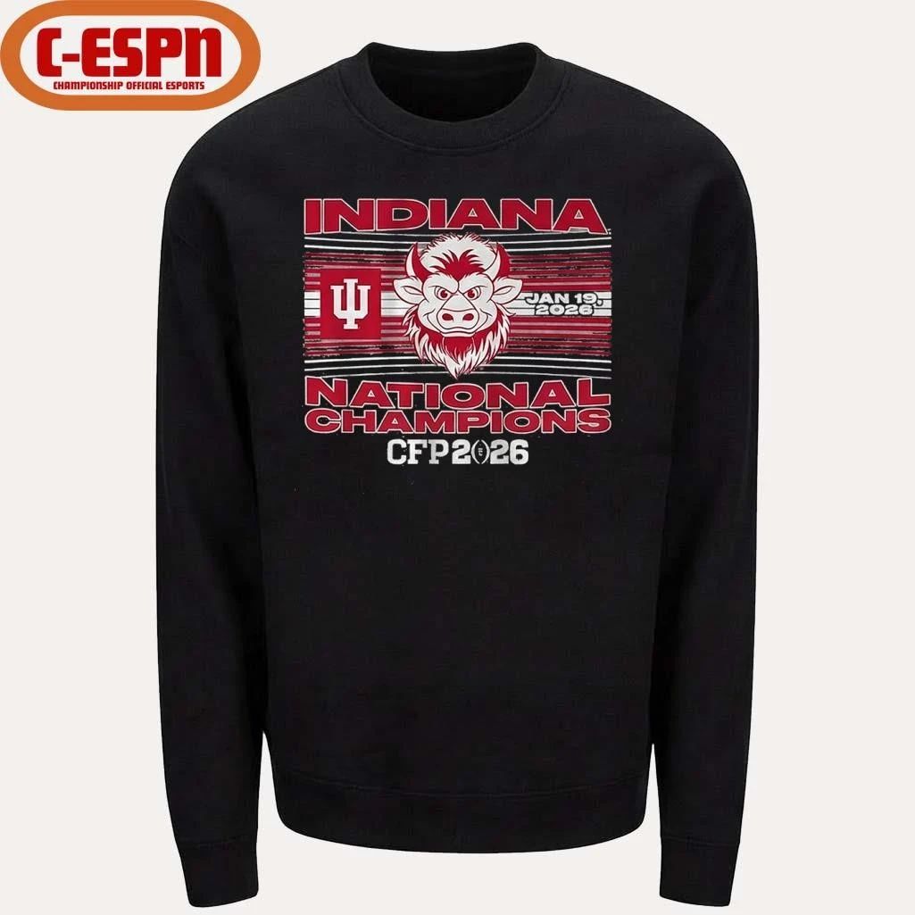 Indiana Hoosiers National Champions CFP 2026 January 19 T-Shirt