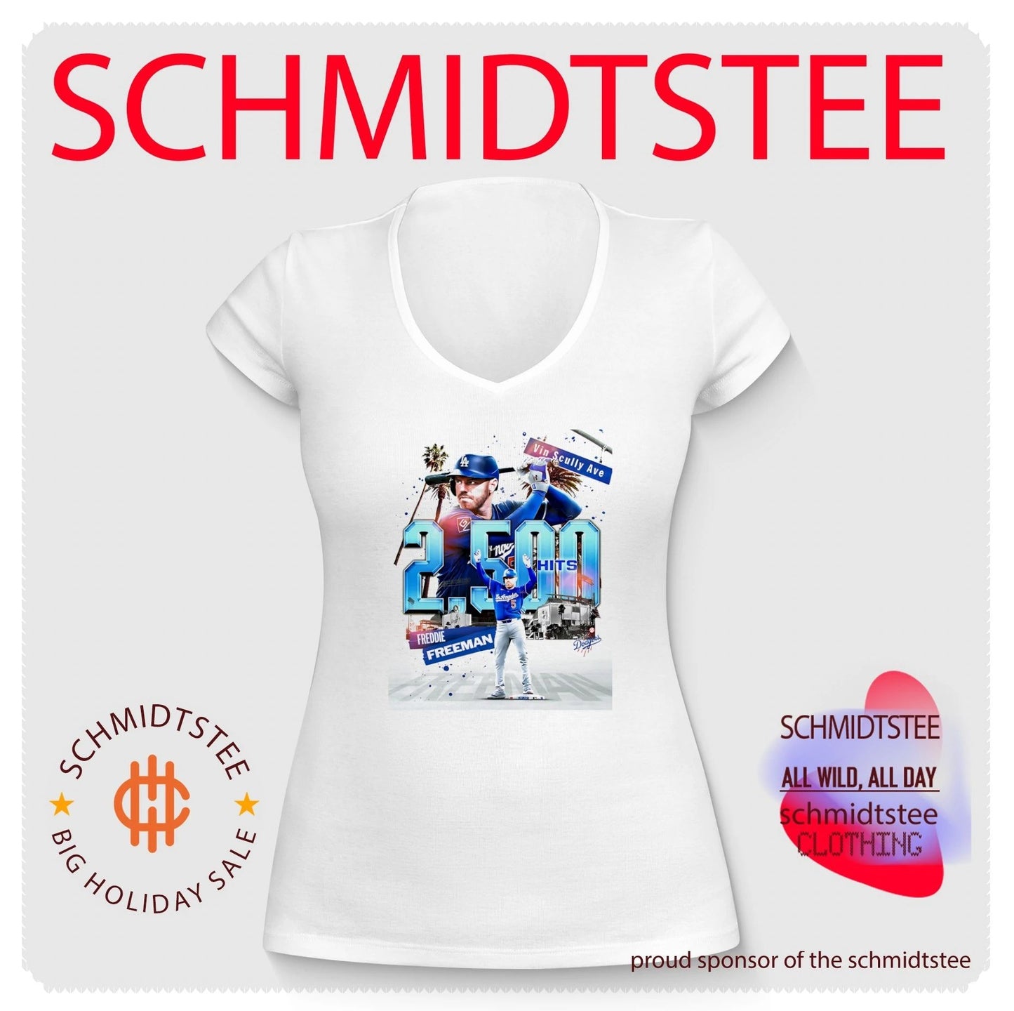 Freddie Freeman Los Angeles Dodgers on your 2500th hit shirt
