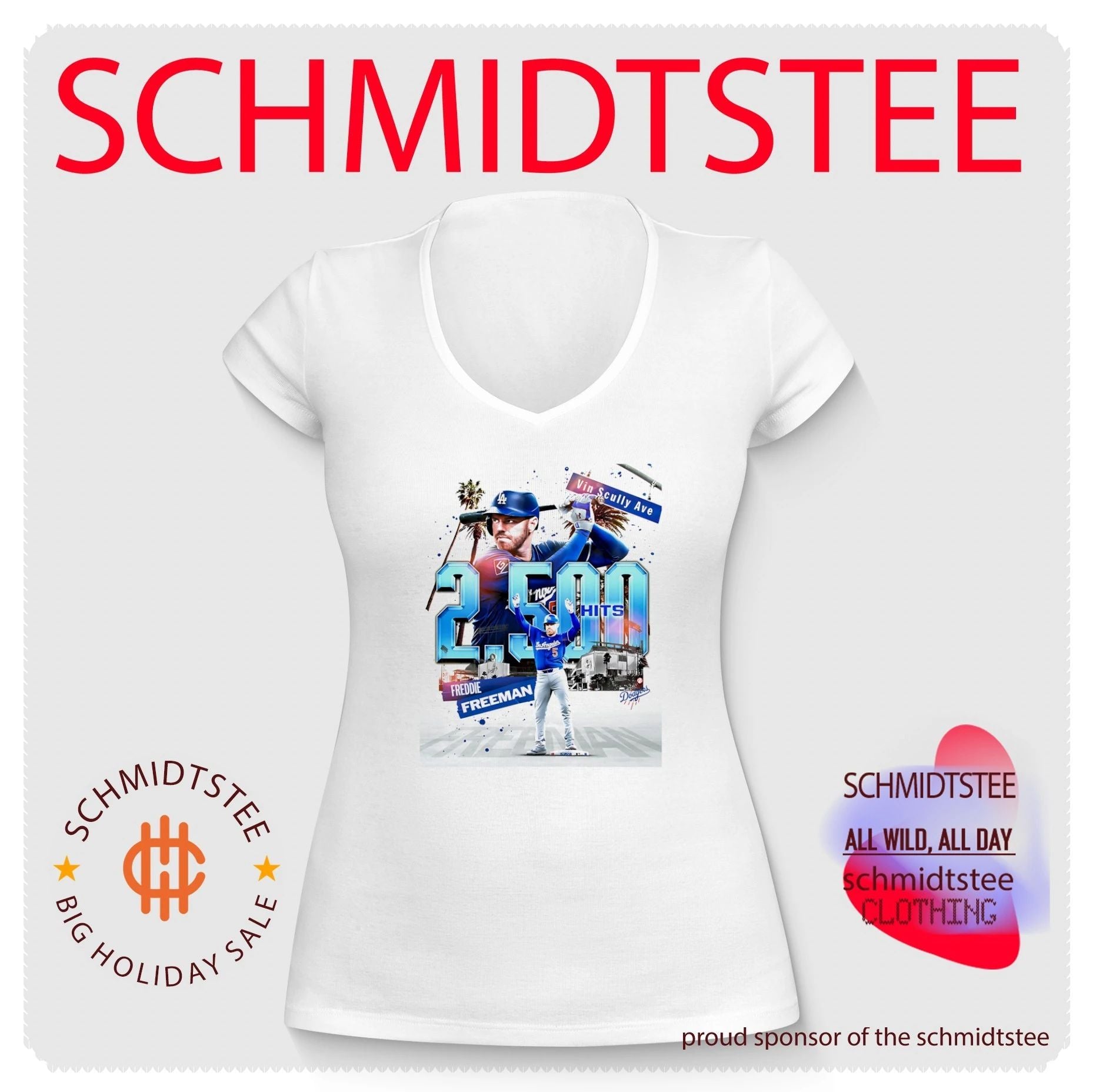 Freddie Freeman Los Angeles Dodgers on your 2500th hit shirt