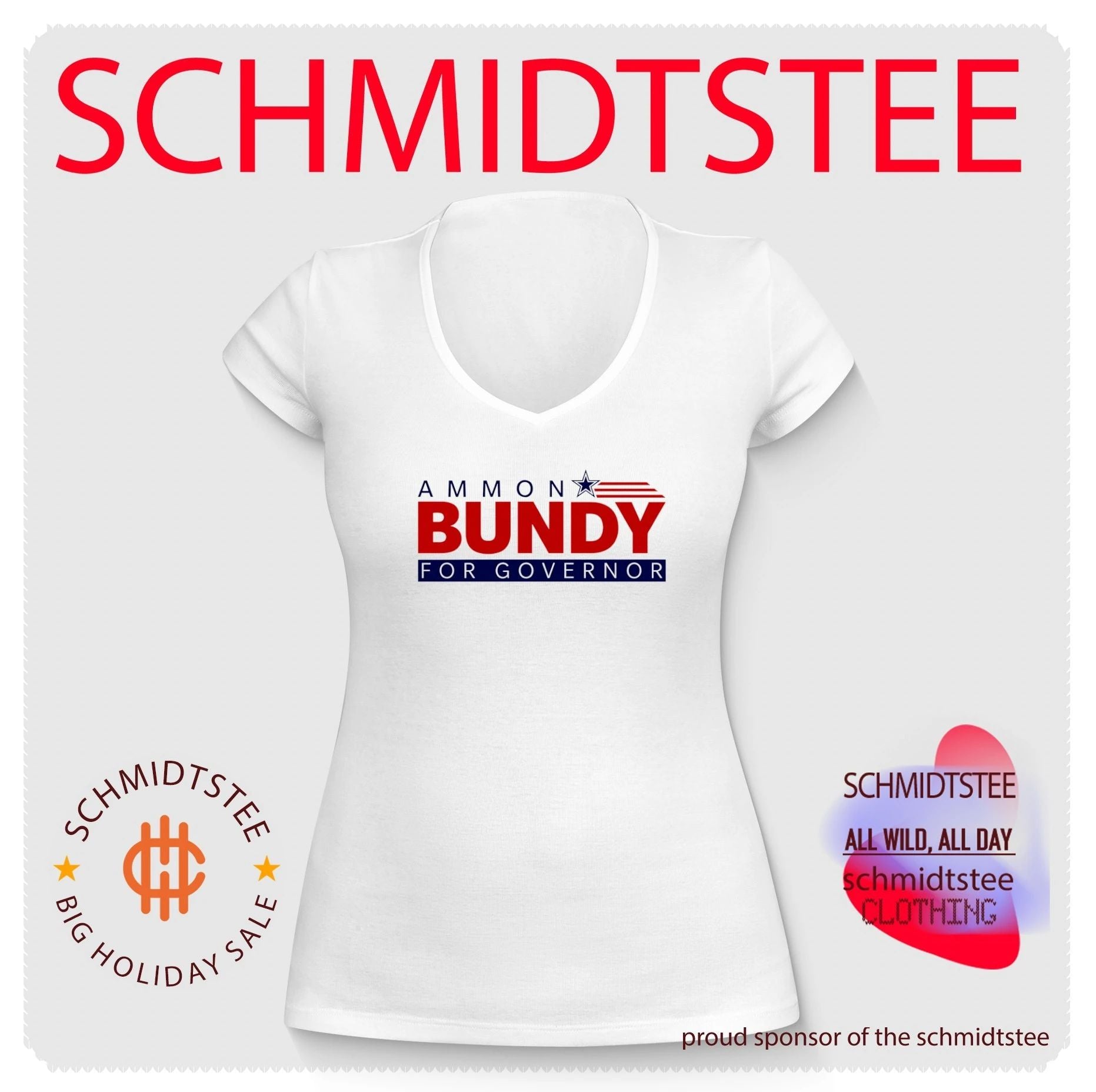 Ammon Bundy for Governor 2026 shirt