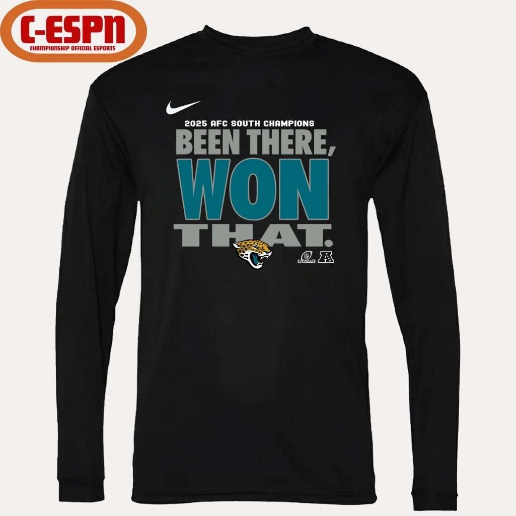 Been There, Won That Jacksonville Jaguars AFC South Division Champions Shirt