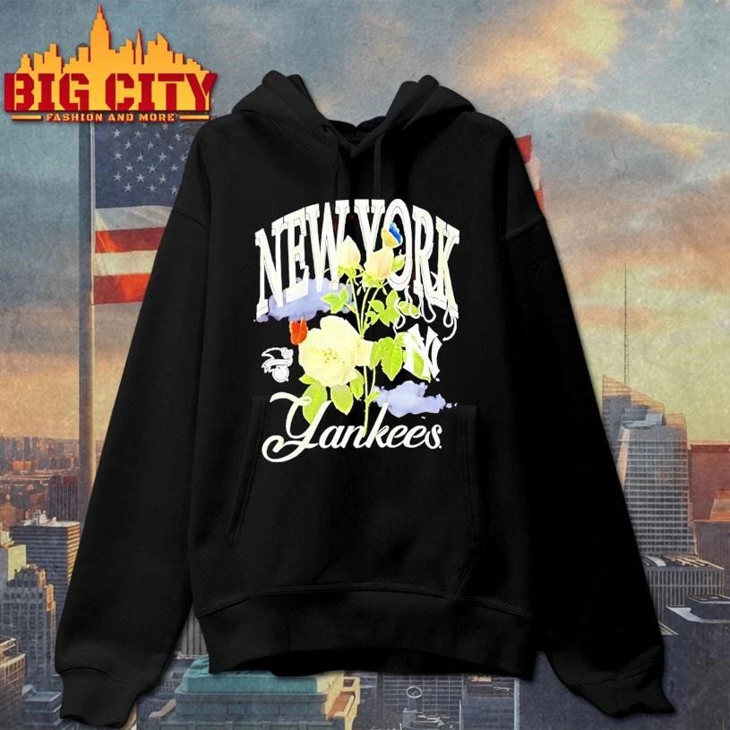 New York Yankees Baseball Floral Vintage Shirt