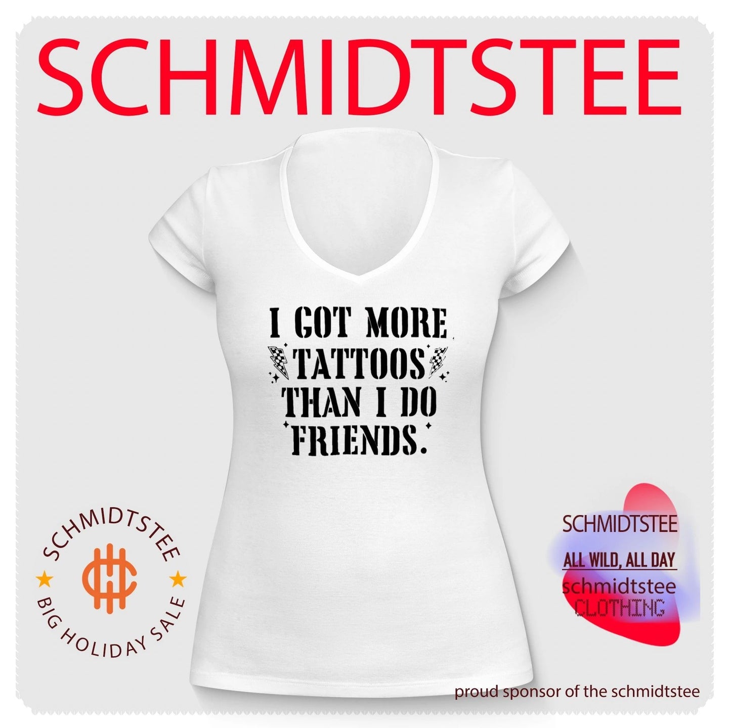 I got more tattoos than I do friends simple shirt
