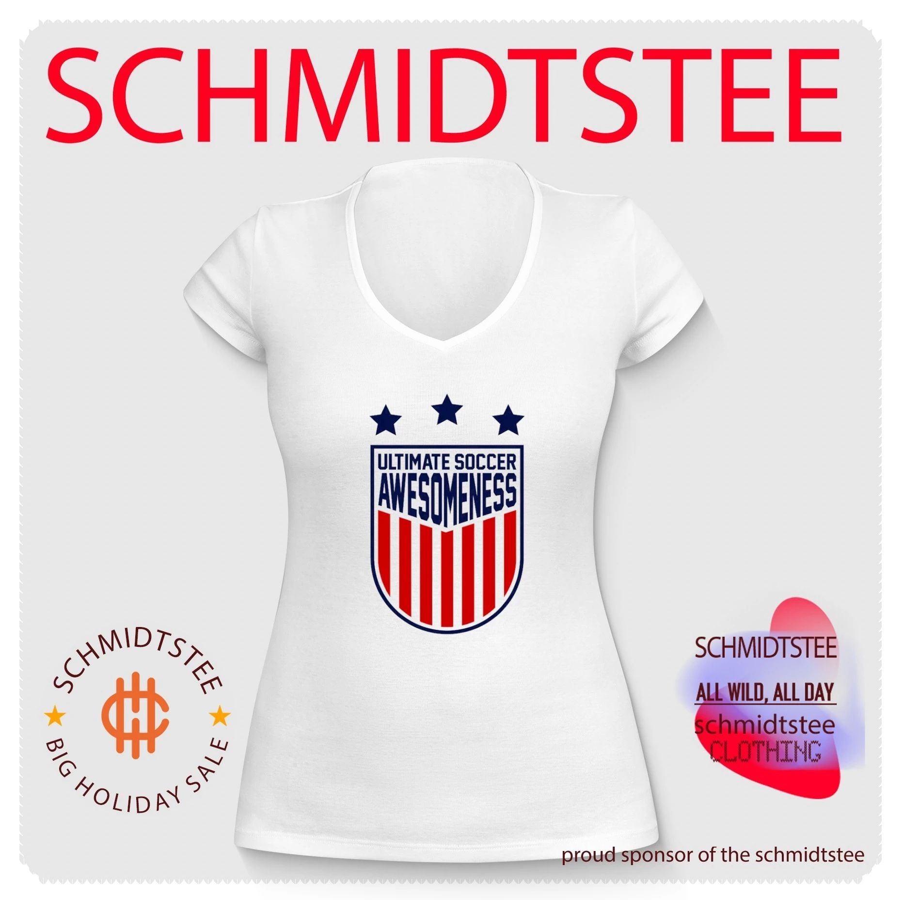 Ultimate Soccer Awesomeness logo shirt