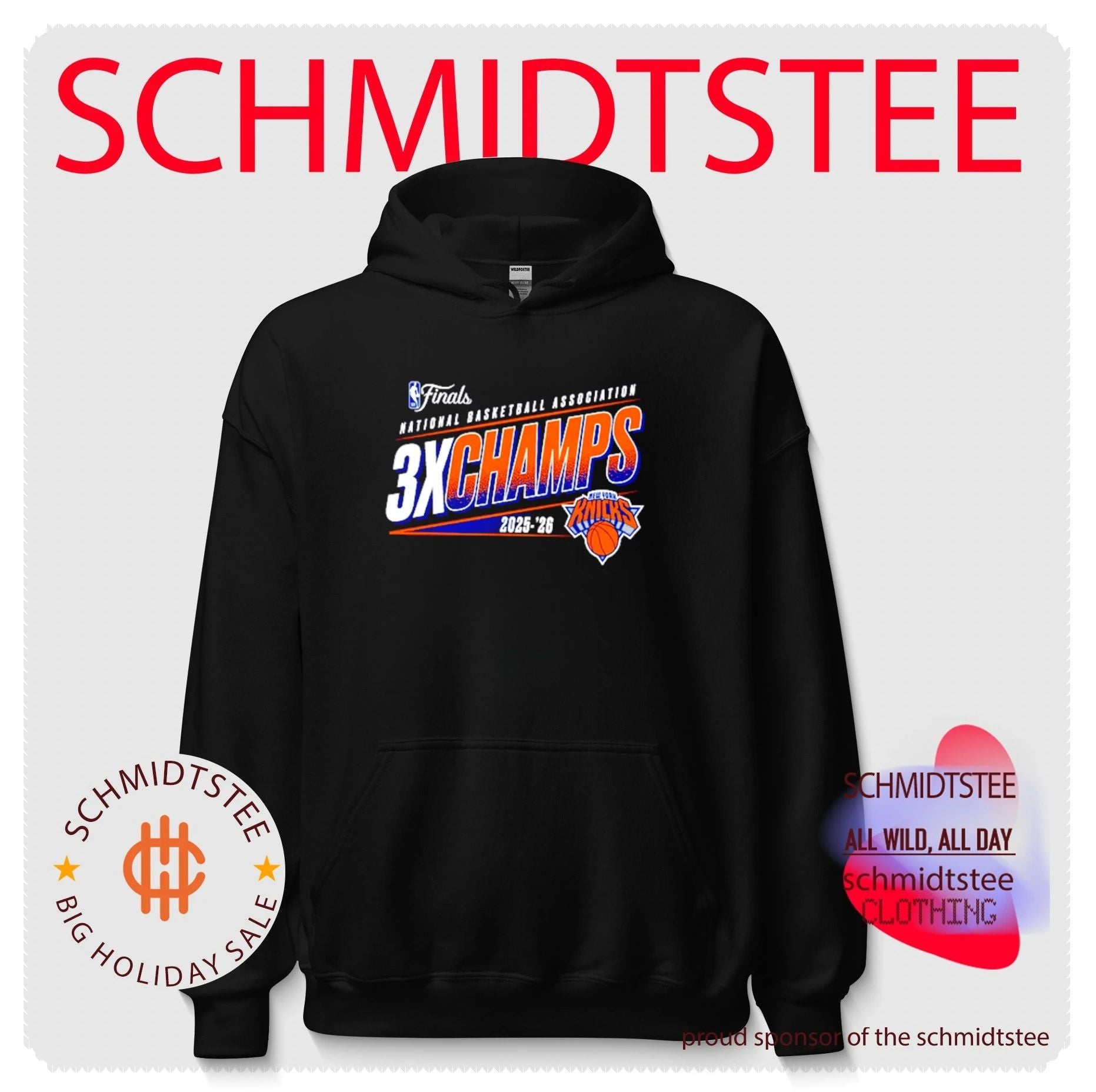 New York Knicks 2026 NBA Finals Champions 3x Champs shirt