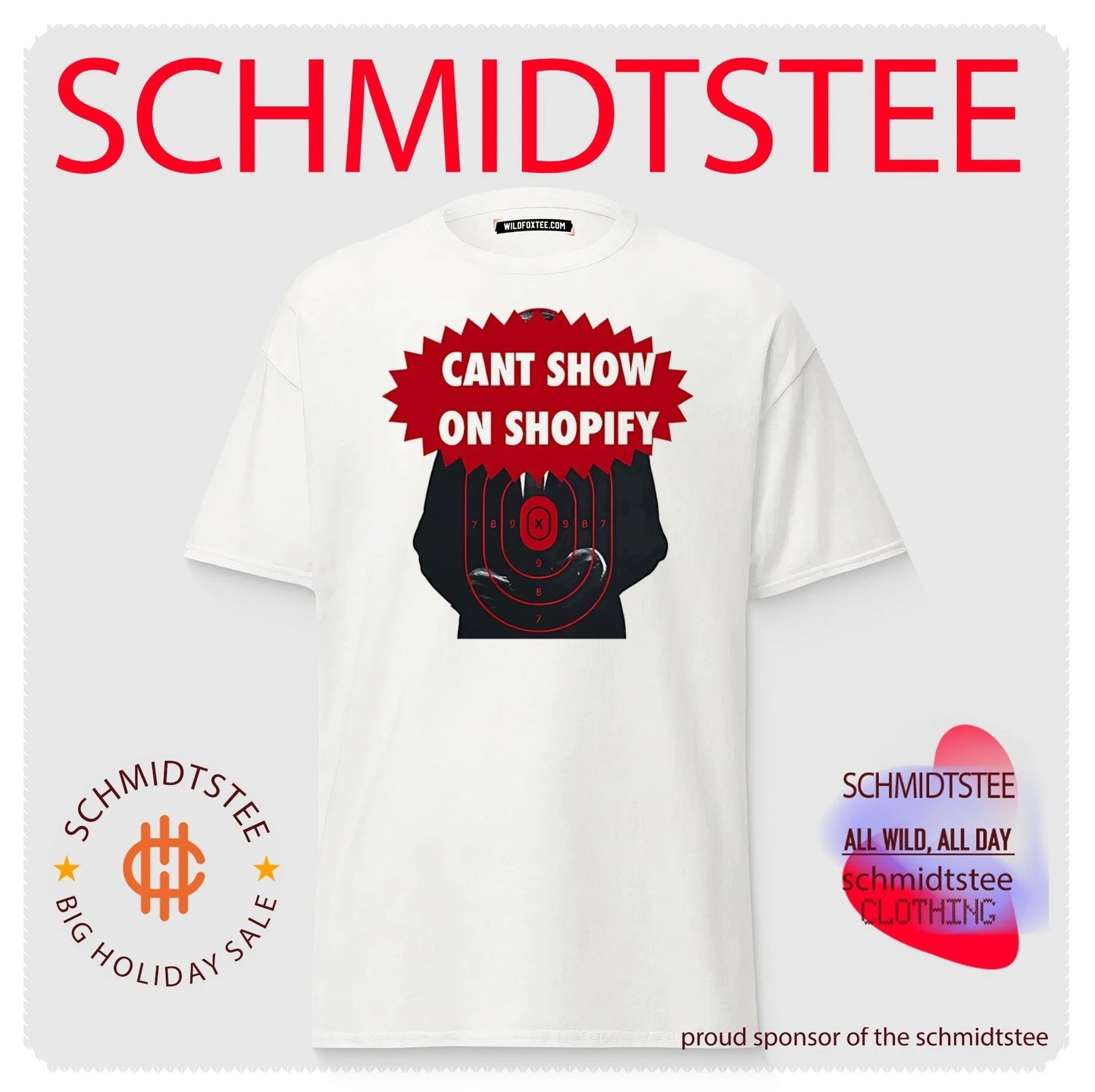 Cant show on Shopify target pratice graphic shirt