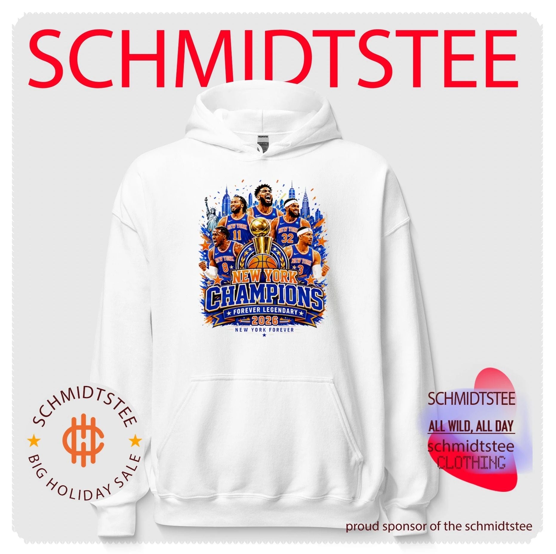 Champions of New York Forever Legendary 2026 Basketball shirt
