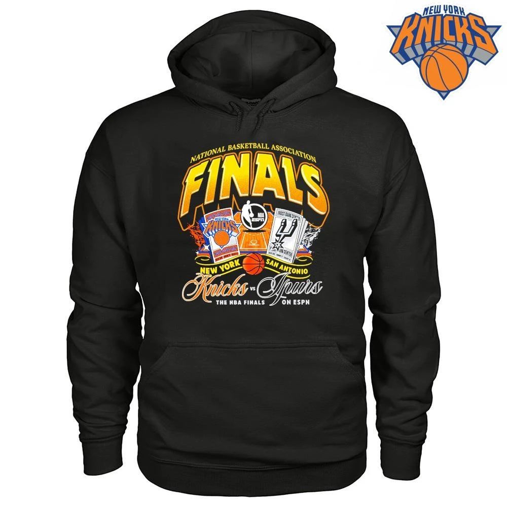 NBA Finals 2026 Game 1 New York Knicks vs San Antonio Spurs National Basketball Association Bootleg Vintage Retro Graphic T Shirt