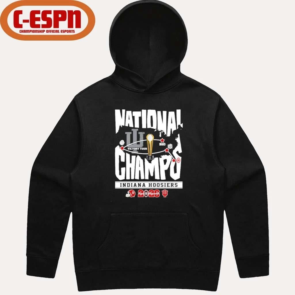 IU Football National Champions Victory Tour Shirt