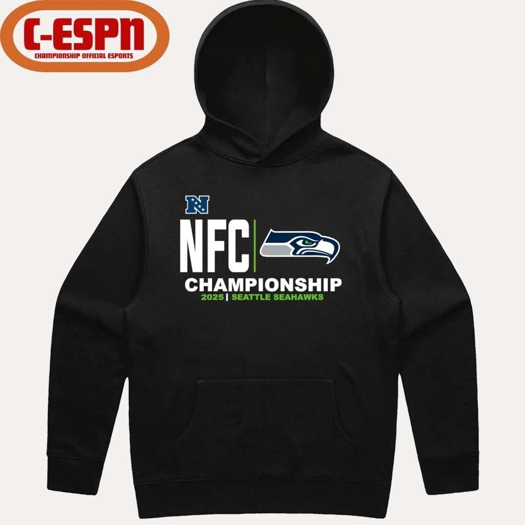 Seattle Seahawks 2025-26 NFC Conference Championship Bound T-Shirt