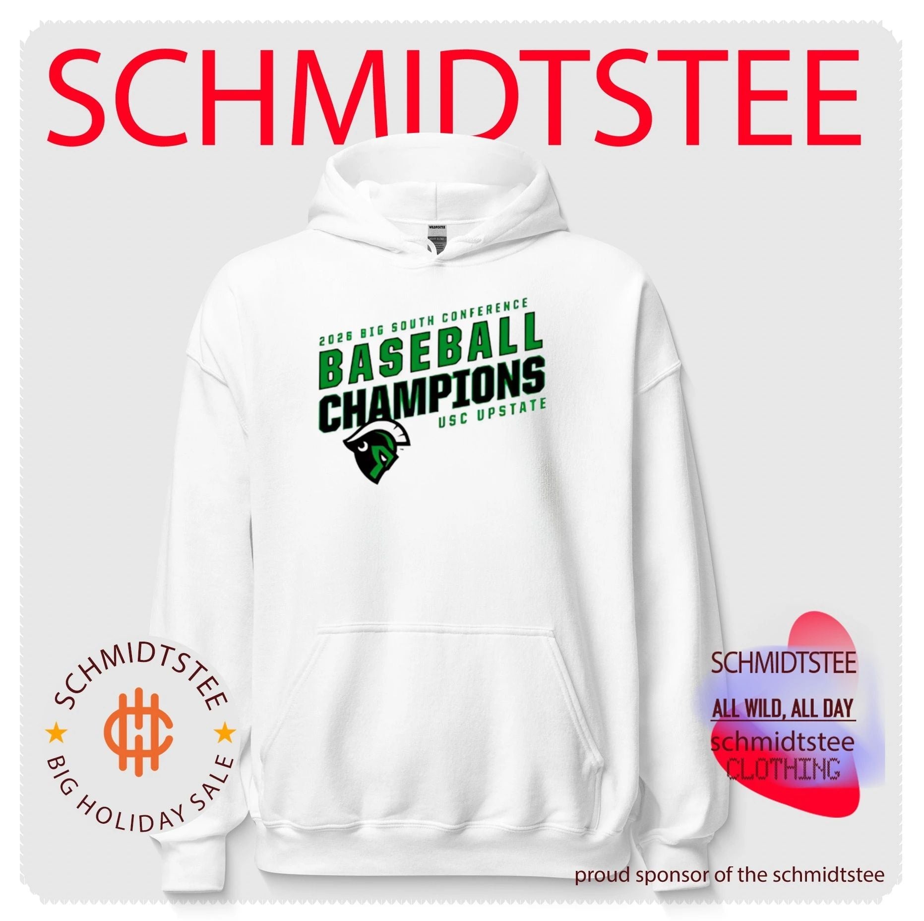 USC Upstate Spartans baseball 2026 Big South Conference Champions shirt