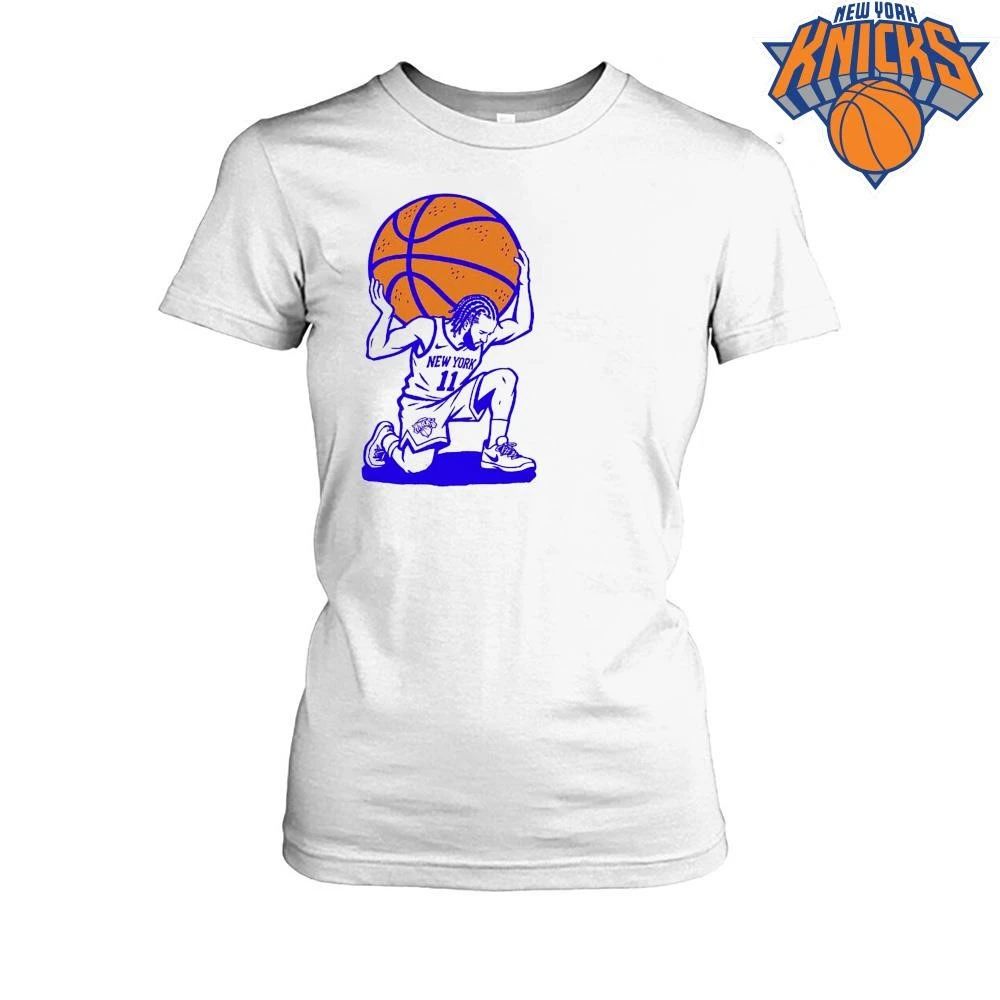 New York Knicks Jalen Brunson 11 Atlas Basketball Graphic Art NBA Finals 2026 Shirt