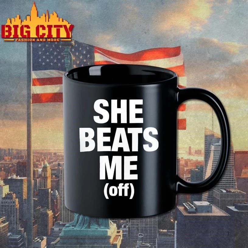 Awesome She Beats Me Off Shirt