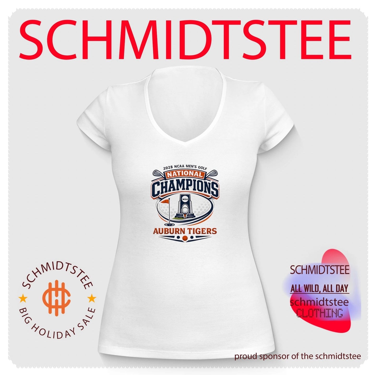 Auburn Tigers 2026 NCAA Golf National Champions Logo shirt