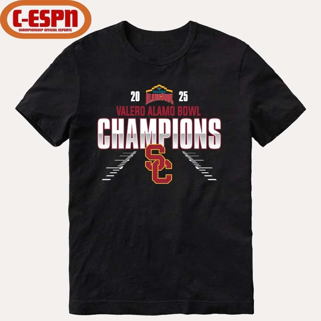 USC Trojans Valero Alamo Bowl Champions T-Shirt
