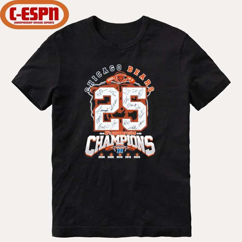 Chicago Bears 14-3 NFC North Division Champions Shirt